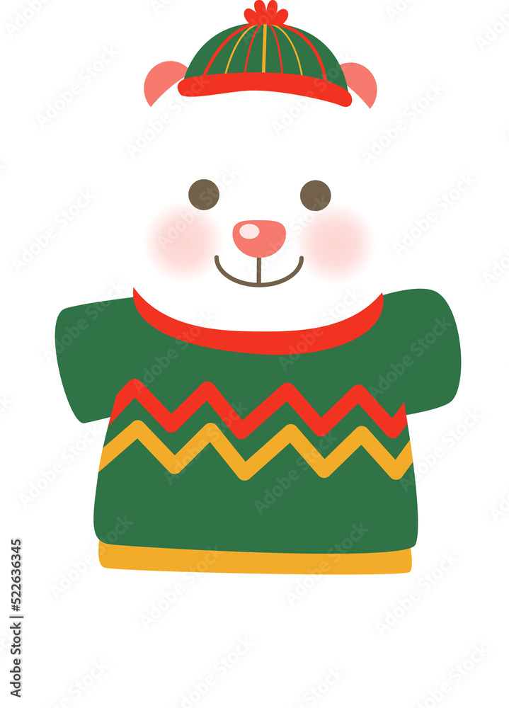 Polar Bear Character Illustration Polar Bear Character Illustration