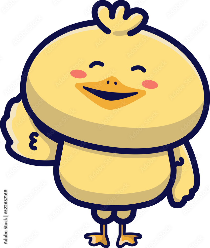 Obraz premium Cartoon duck illustration