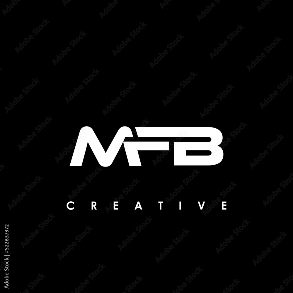 MFB Letter Initial Logo Design Template Vector Illustration MFB Letter Initial Logo Design Template Vector Illustration