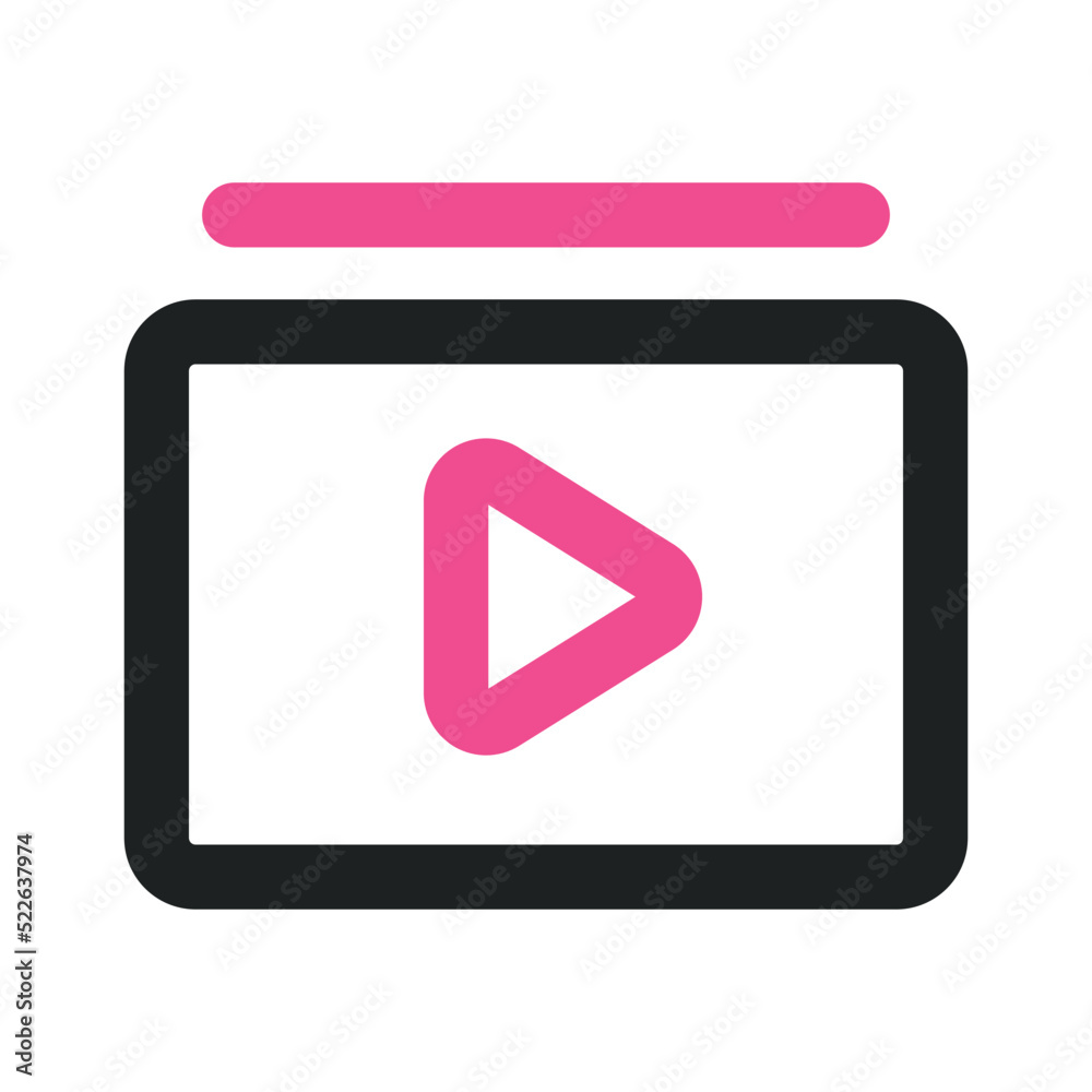 Music File Album Icon with Two Tone Music File Album Icon with Two Tone