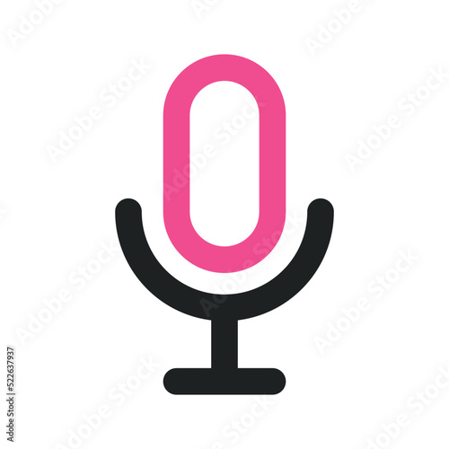 Microphone Icon with Two Tone