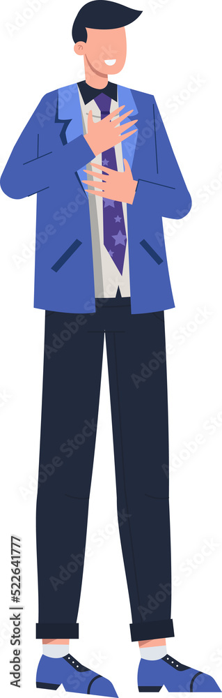 Businessman character illustration Businessman character illustration