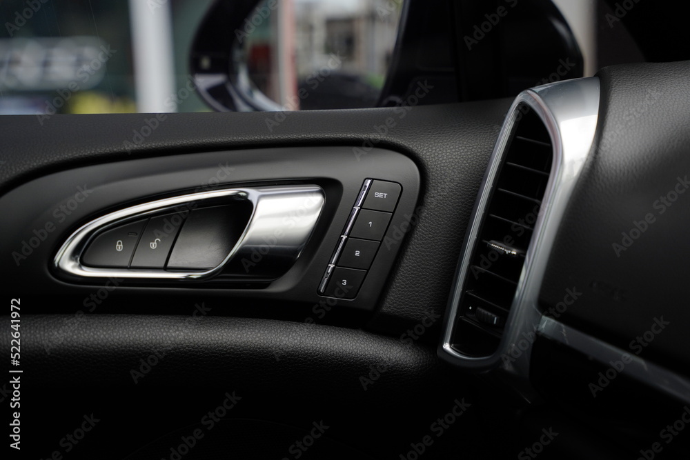 Car's interior design and details Car's interior design and details