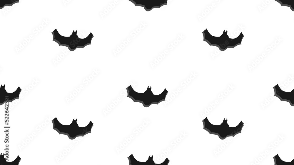 Fototapeta premium Halloween spooky bat background illustration, perfect for wallpaper, backdrop, postcard, background for your design