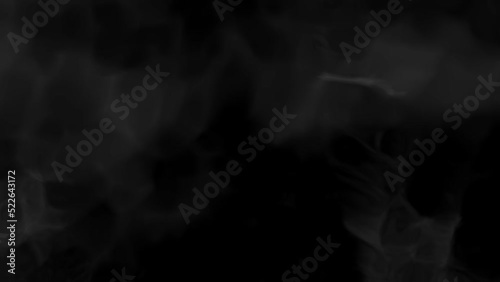 Smoke Animation on Black Background