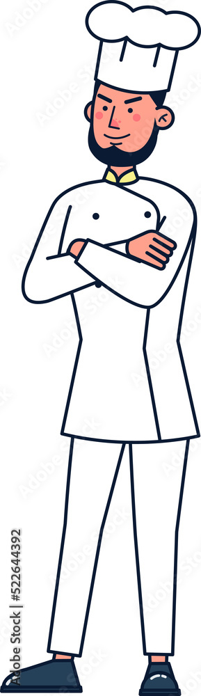 Obraz premium Chef character