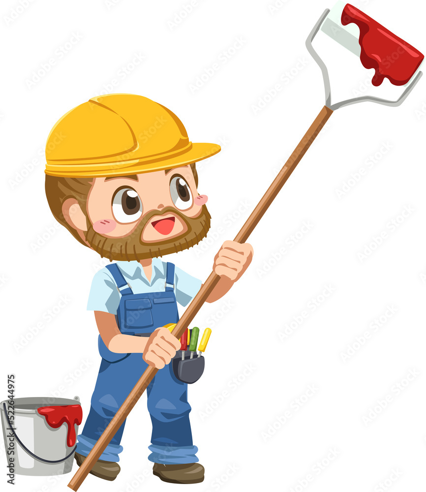 Construction worker character Construction worker character