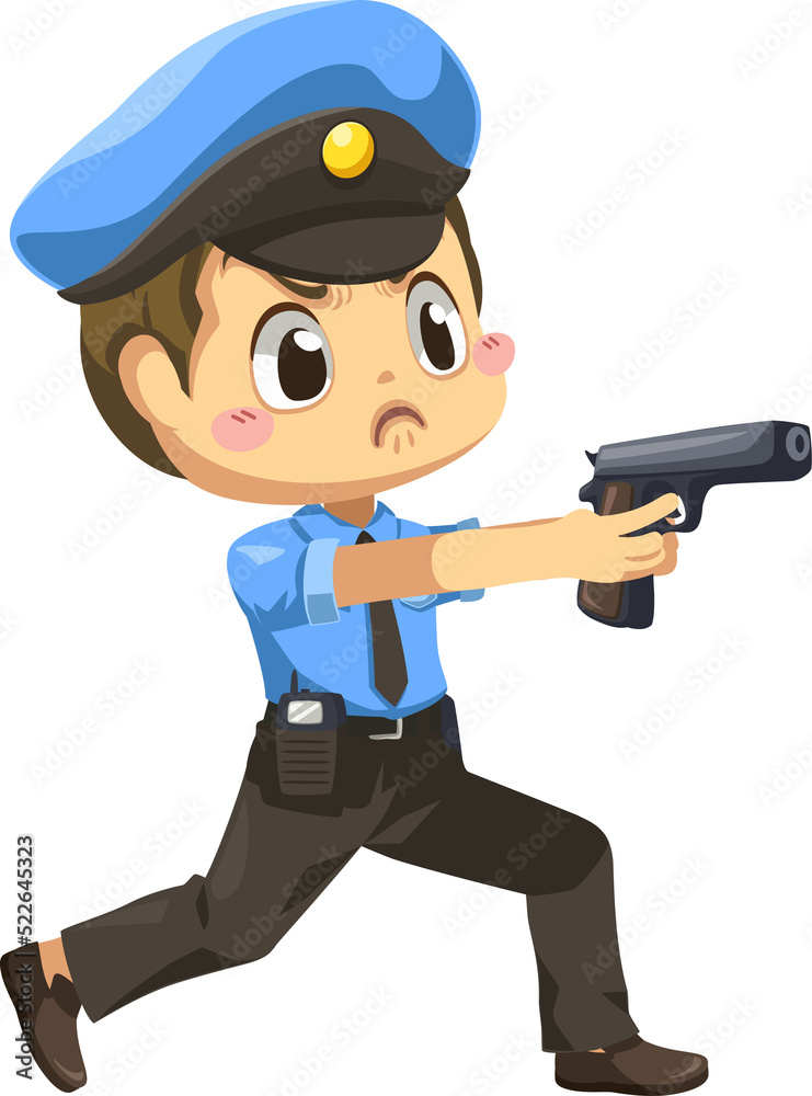 Policeman character Policeman character