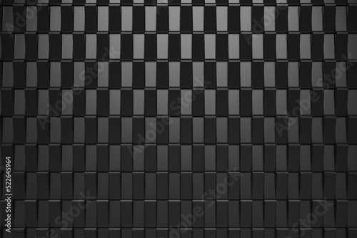 Fototapeta Naklejka Na Ścianę i Meble -  Black abstract background, Grunge surface,Modern shape concept, 3d Rendering.