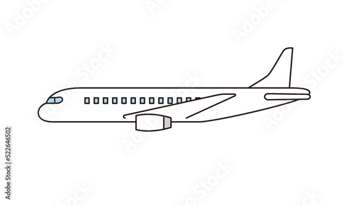 旅客機のイラスト素材