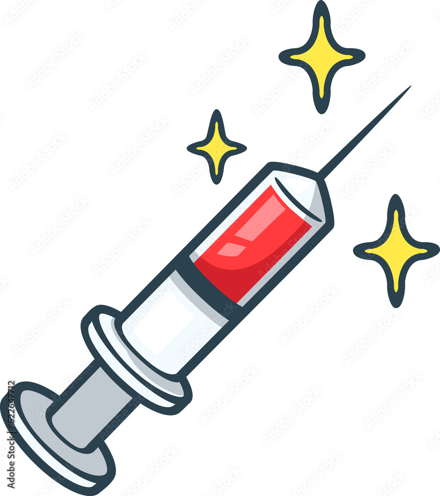syringe cute cartoon syringe cute cartoon