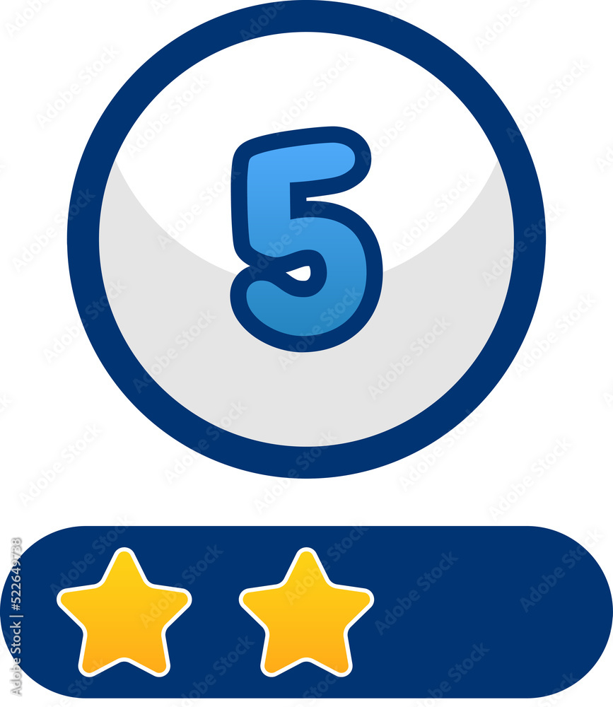 circle and star button