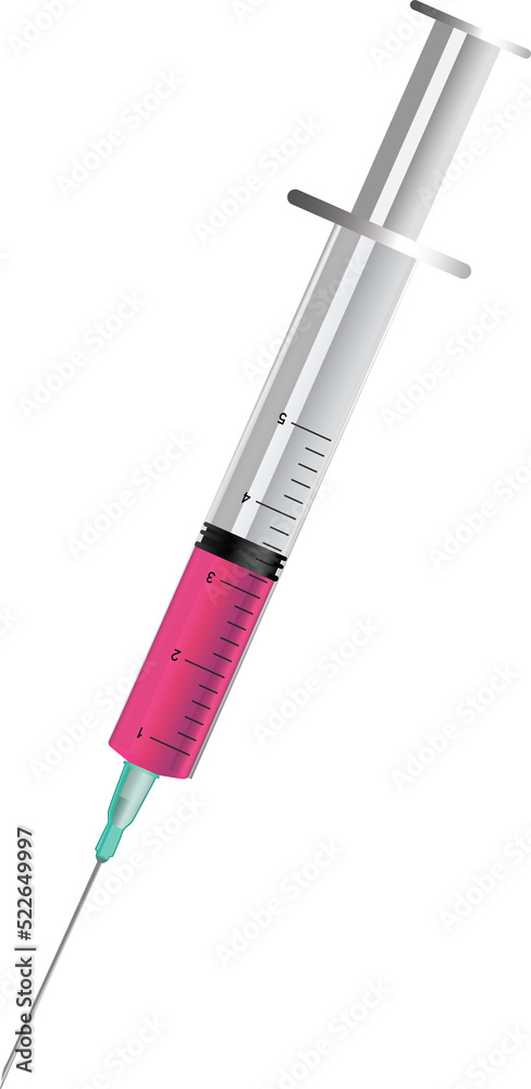Medical syringe icon. Syringe for injection needle. Medical syringe icon. Syringe for injection needle.