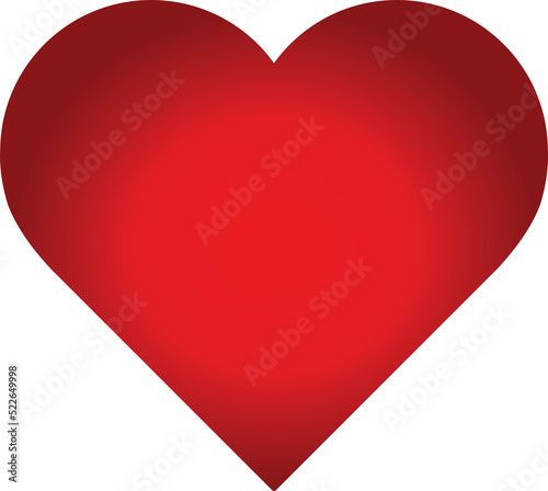 Logo heart illustration.Red heart design icon flat. Modern flat valentine love sign. Trendy vector hart shape, symbol for web site design, button to mobile app. Logo heart  photo