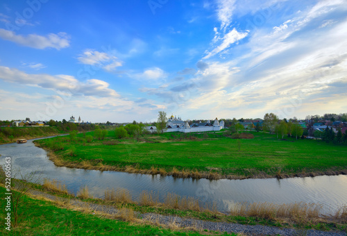 Pokrovsky Convent on the river bank