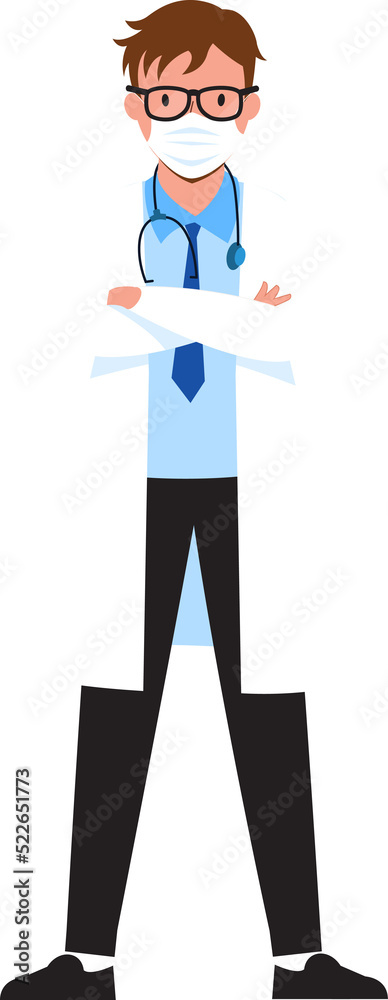 Doctor character illustration