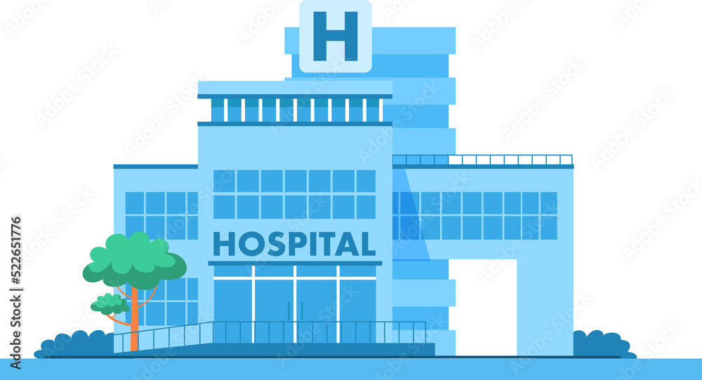 Obraz premium Hospital illustration