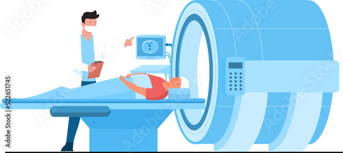 Magnetic resonance imaging tomography