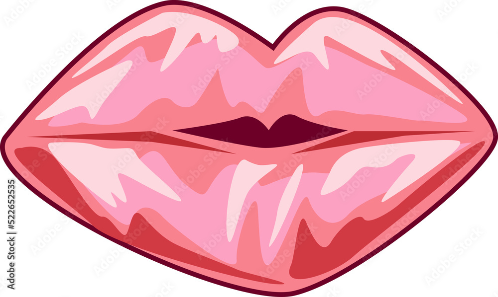 Obraz premium Kiss Illustration