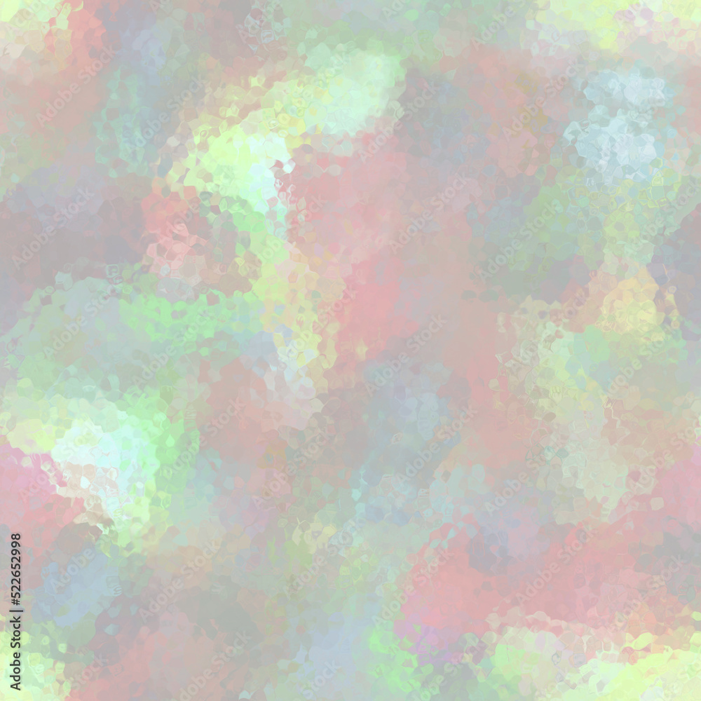 Abstract pearl background with shimmering mother of pearl and rainbow colours. Nacreous texture. Glass crumpled foil surface, blurred matte pattern. Illustration
