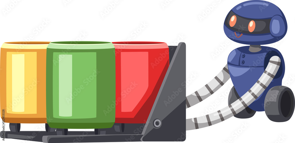 Fototapeta premium Android character robot