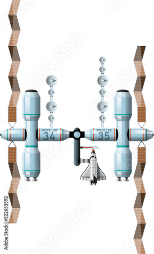 Space station illustration