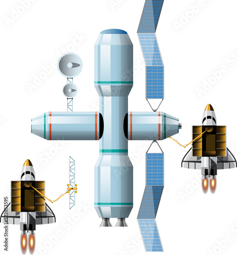 Space station illustration