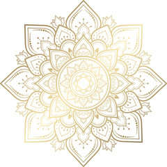 Foto auf Leinwand Mandala mandala vintage design with floral ornament pattern  © Anlomaja