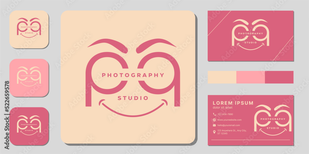 Business card design template for photographer and photography studio
Business card design template for photographer and photography studio