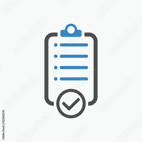 Checklist vector icon. Checklist sign symbol apps or web interface.   © creativeKawsar