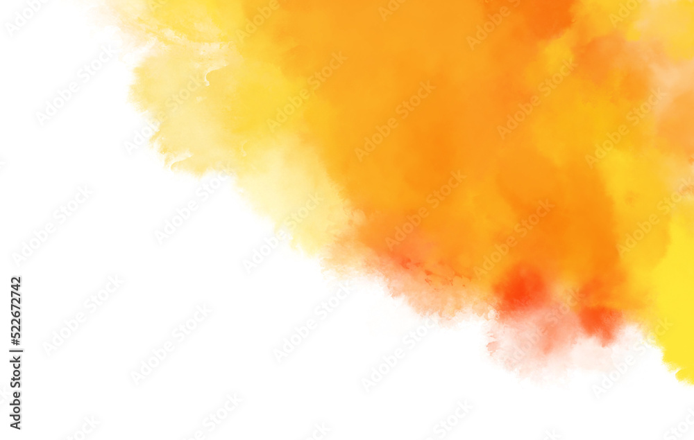 Fototapeta premium Watercolor painting colorful artistic illustration background