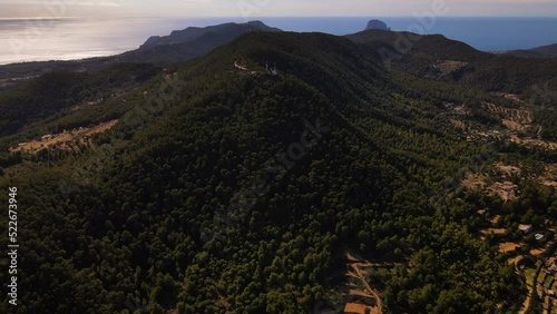 Sa Talaia mountain in Ibiza, Spain photo