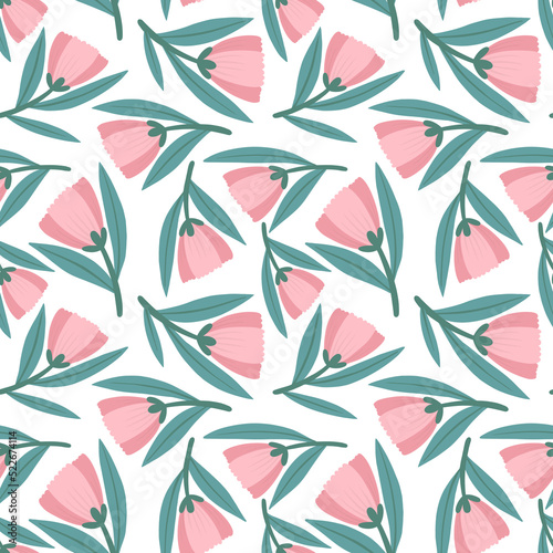 seamless pattern with flowers