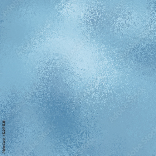 Aqua blue shiny texture. Frosted glass surface. Turquoise foil effect. Abstract matte background. Glitter icy texture. Illustration
