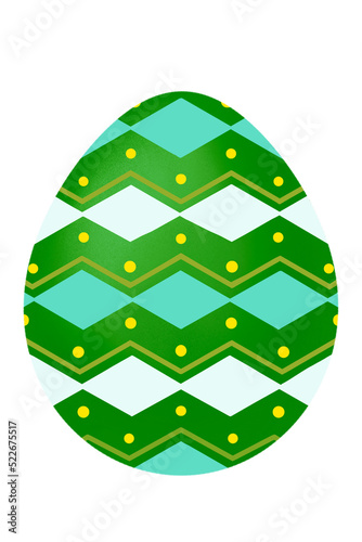 Green Easter Egg.