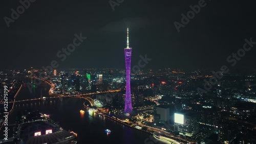 Wallpaper Mural Guangzhou city urban aerial view Torontodigital.ca
