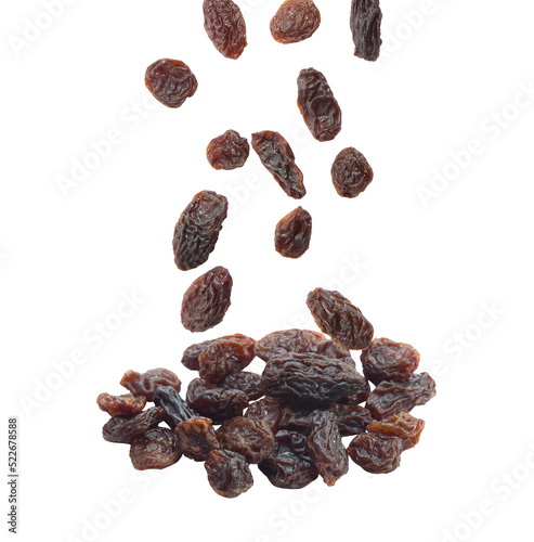 Falling raisins cutout, Png file.