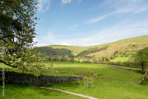 Scenery in Wharfedale in Yorkshire Dales photo
