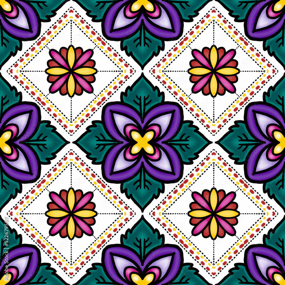 Geometric ethnic pattern seamless flower color. seamless pattern. Design for fabric,curtain,background,carpet,wallpaper,clothing,wrapping,Batik,mandalas,fabric,Vector illustration. pattern style. Geometric ethnic pattern seamless flower color. seamless pattern. Design for fabric,curtain,background,carpet,wallpaper,clothing,wrapping,Batik,mandalas,fabric,Vector illustration. pattern style.