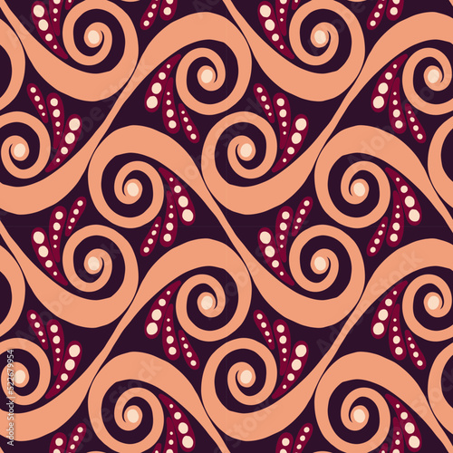 Geometric ethnic pattern seamless flower color. seamless pattern. Design for fabric,curtain,background,carpet,wallpaper,clothing,wrapping,Batik,mandalas,fabric,Vector illustration. pattern style.