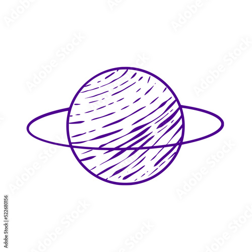 Planet illustration art