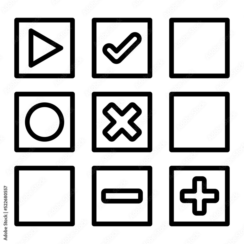 Category Line Icon Category Line Icon