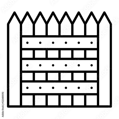 Fence Line Icon