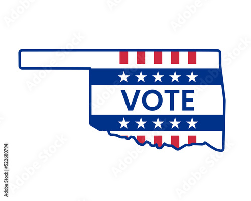 US, USA, american election, voting sign. 2022 midterm election.