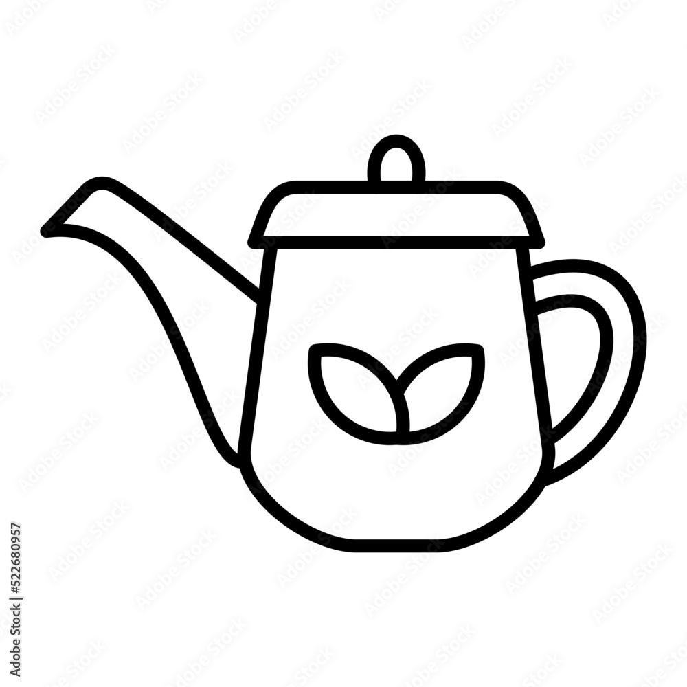 Obraz premium Teapot Line Icon