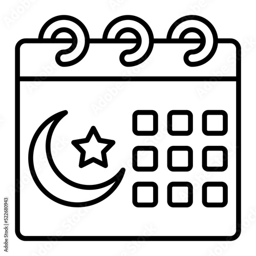 Calendar Line Icon