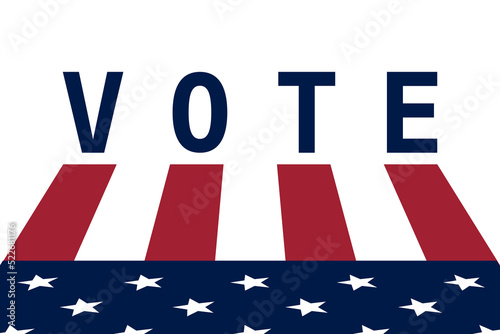Call to Vote on 2022 elections. 2022 midterm elections background.