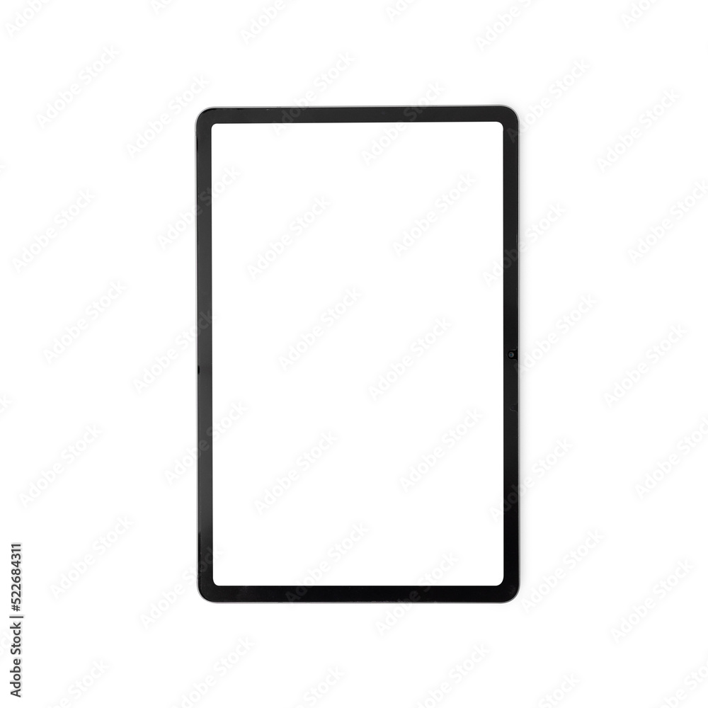 Tablet computer mockup, cutout. Tablet computer mockup, cutout.