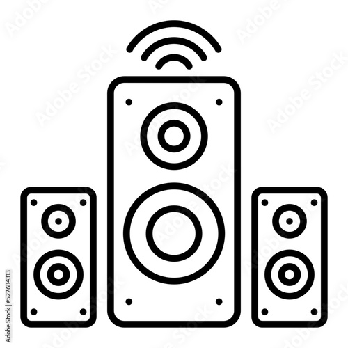 Speaker Line Icon