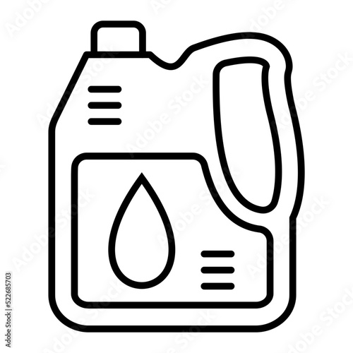 Oil Canister Line Icon